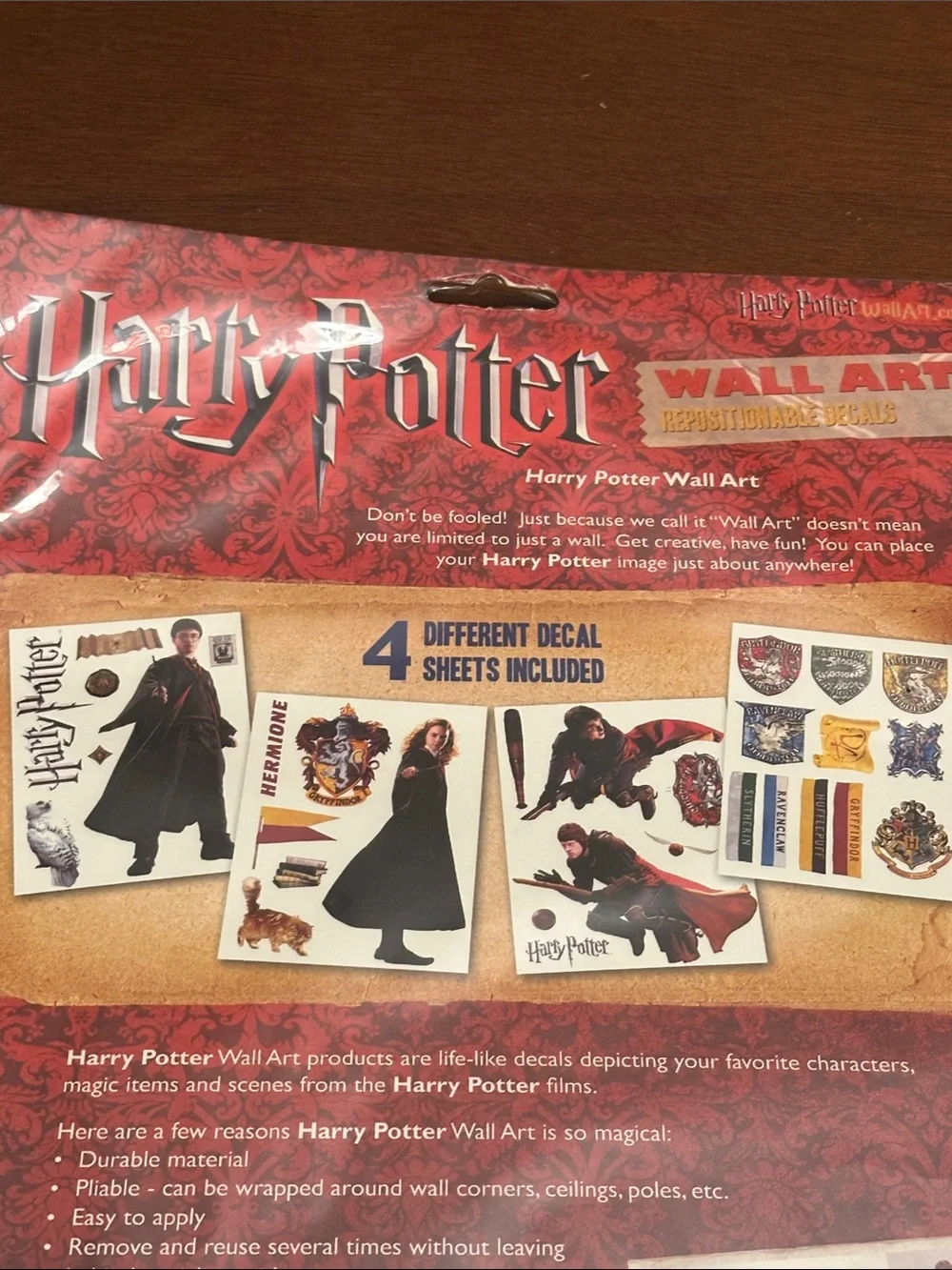Harry Potter Wall Aer Repositionable Decals Dark Arts Heroine Classic